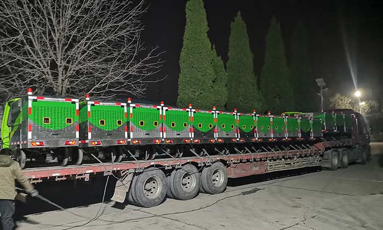 多功能高壓沖洗車發貨現場