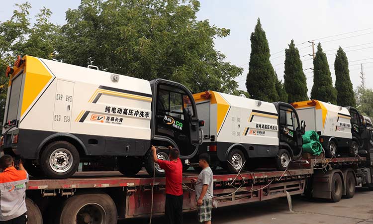 純的電動高壓沖洗車