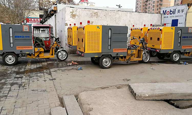 5臺高壓清洗車進駐商丘梁園環衛