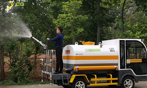 降塵霧炮灑水車適合景區使用嗎？