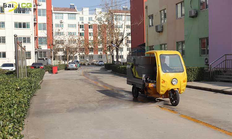 環(huán)衛(wèi)三輪高壓清洗車 小型三輪高壓沖洗車