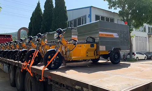 小型三輪高壓清洗車近日發往深圳某環衛公司