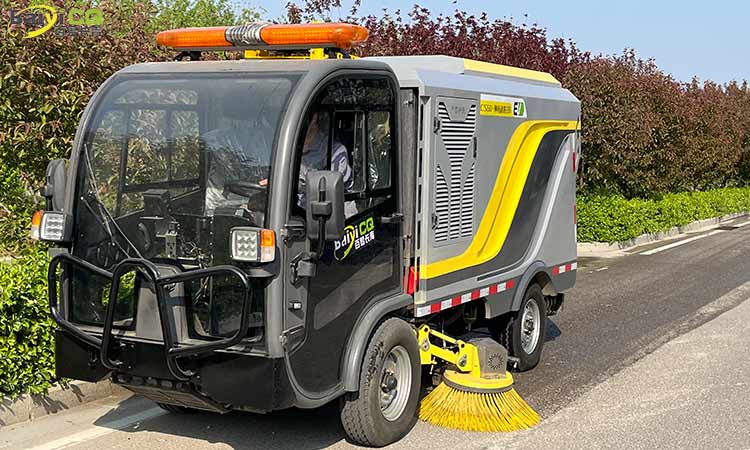 電動洗掃車