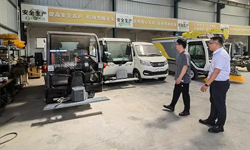 近日北控環(huán)衛(wèi)公司領(lǐng)導受邀蒞臨濟南百易工廠參觀