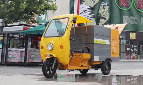 三輪高壓清洗車市政環衛清潔效率高