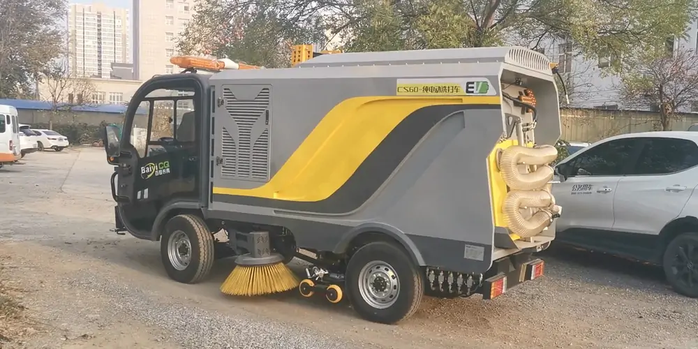 純電動(dòng)洗掃車，小型電動(dòng)洗掃車，洗掃車，馬路洗掃車，電動(dòng)洗掃車小型