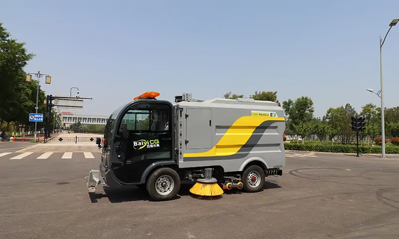 機場，景區，水泥廠，工廠，學校道路清潔解決方案來啦！純電動洗掃車，衛生一車全解決！
