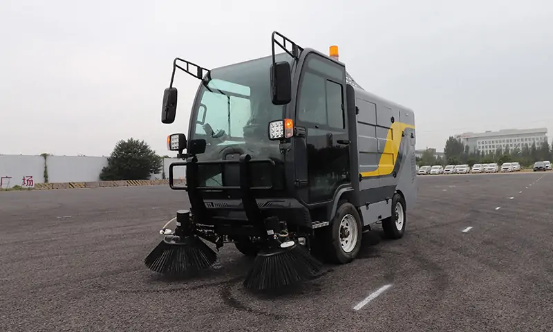 未來城市清潔的新力量：純電動清掃車