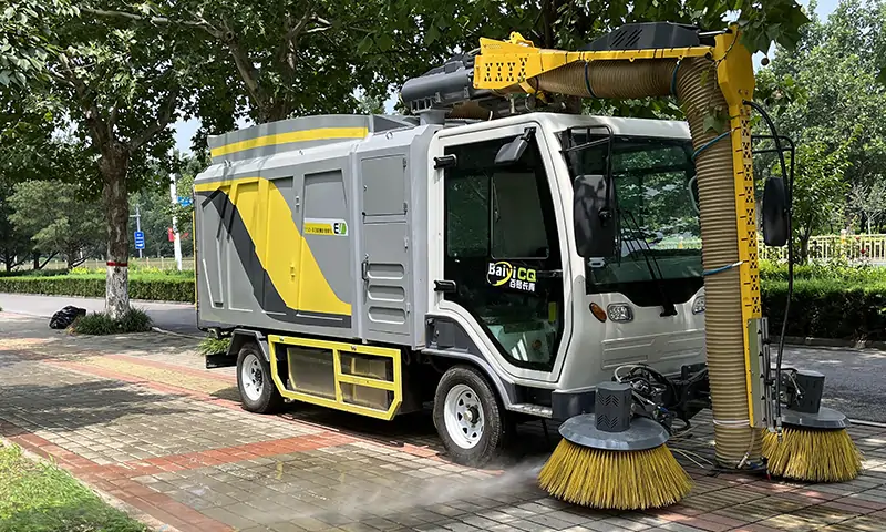 純電動(dòng)掃地車(chē)，城市人行道清潔新寵！