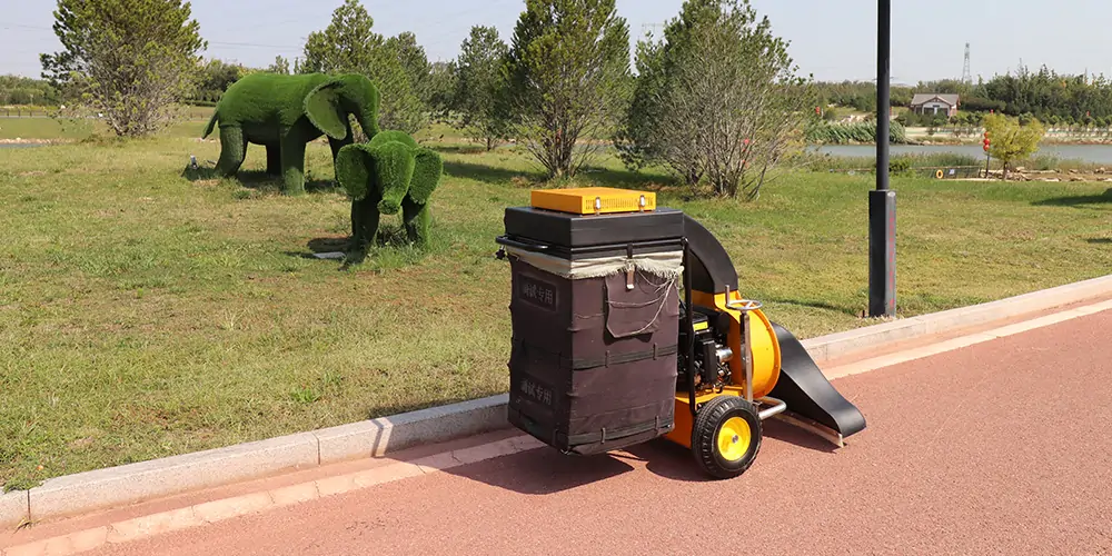 農用吸葉機 草坪樹葉吸葉機 手推吸葉機視頻 物業手推吸葉機 手扶吸葉機