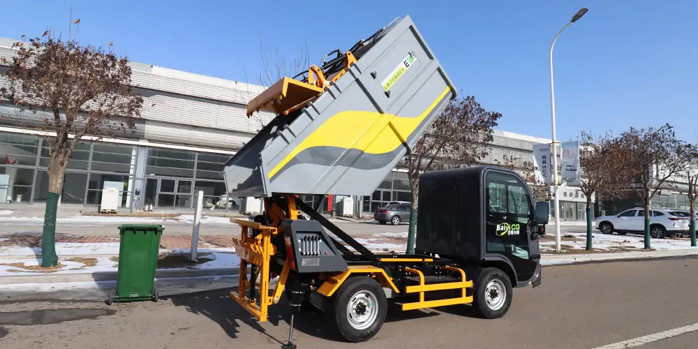電動環衛垃圾車,電動掛桶垃圾車,環衛電動三輪垃圾車,后裝垃圾車