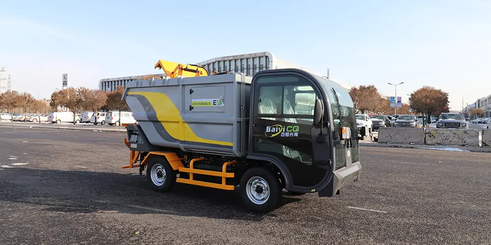 物業(yè)用垃圾車 街道辦垃圾車 景區(qū)垃圾車 電動(dòng)垃圾車多少錢 側(cè)掛式電動(dòng)垃圾車