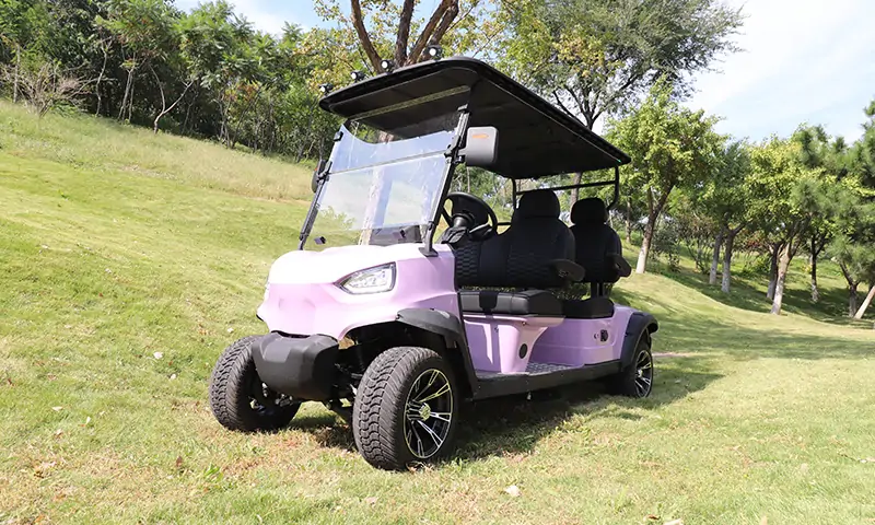 純電動高爾夫球車：綠色出行，舒適智能，適應多場景需求
