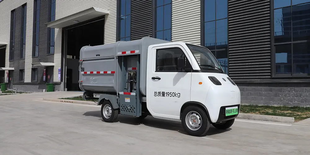 新能源側裝垃圾車，垃圾運輸車，垃圾車，側裝式垃圾車