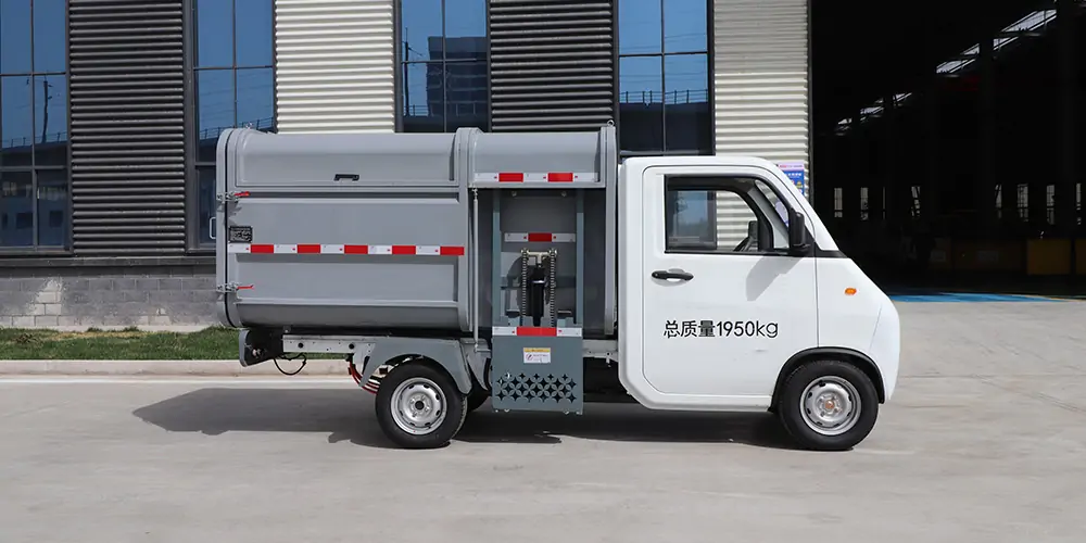 新能源側(cè)裝垃圾車，垃圾車，純電動垃圾車，垃圾清運車