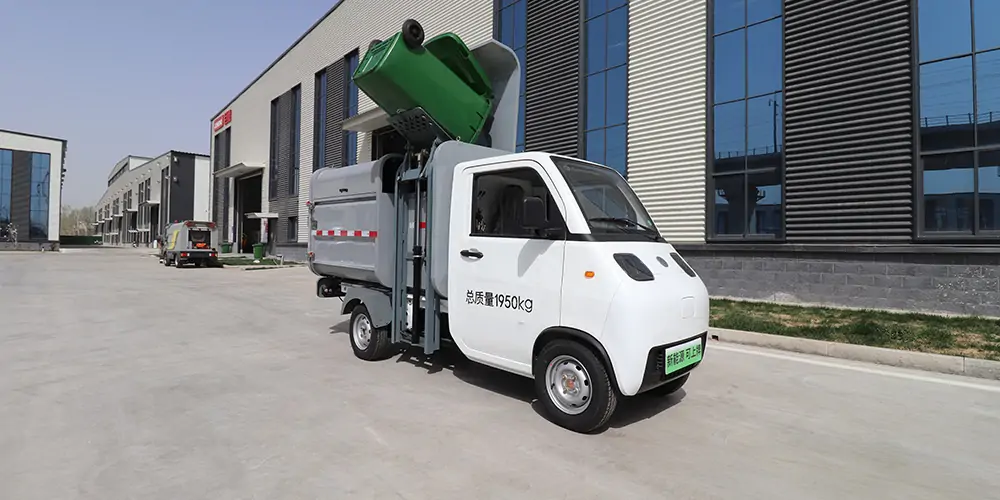 新能源側(cè)裝垃圾車，垃圾車，純電動垃圾車，垃圾清運車