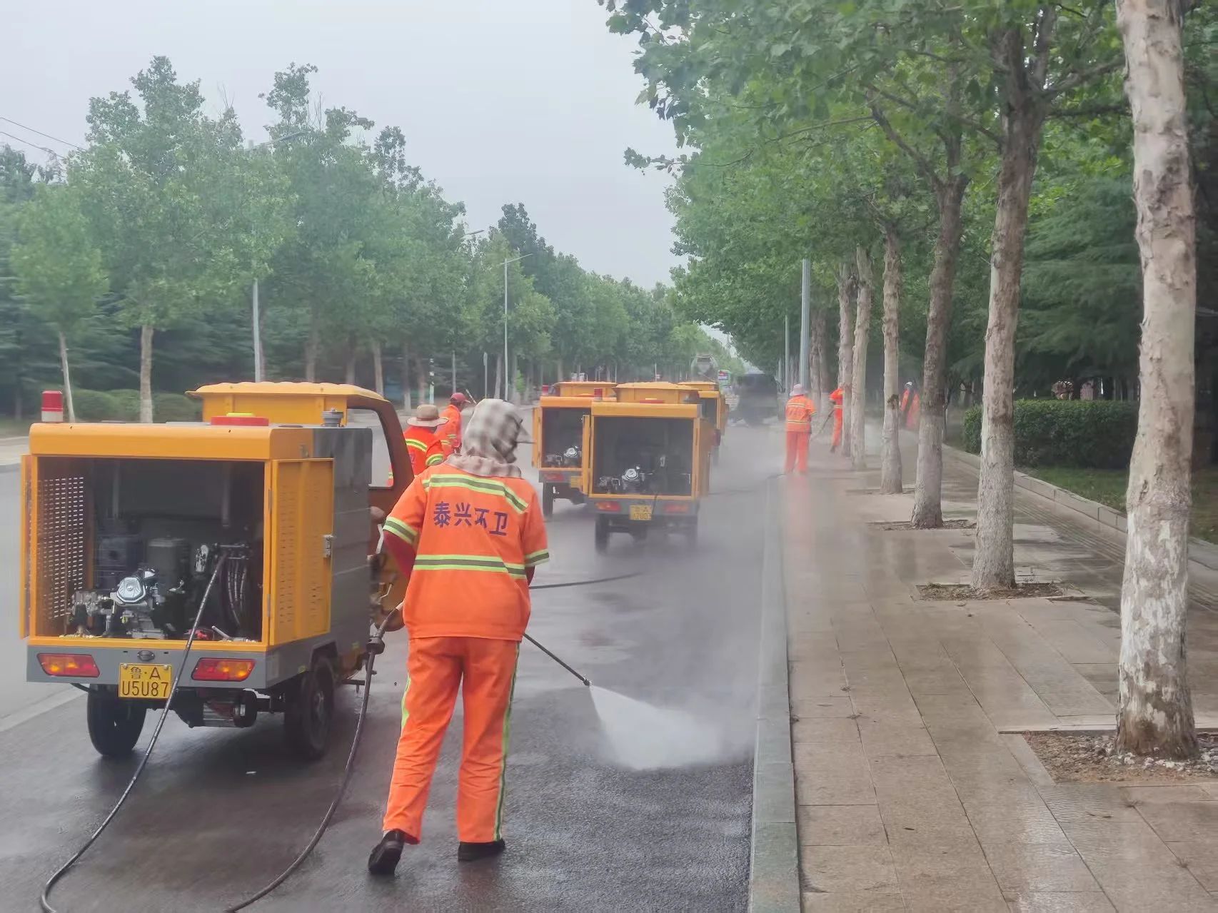三輪高壓清洗車，多功能高壓清洗車，純電動高壓清洗車