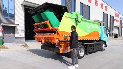 新能源垃圾壓縮車BY-YS12001工作模式
