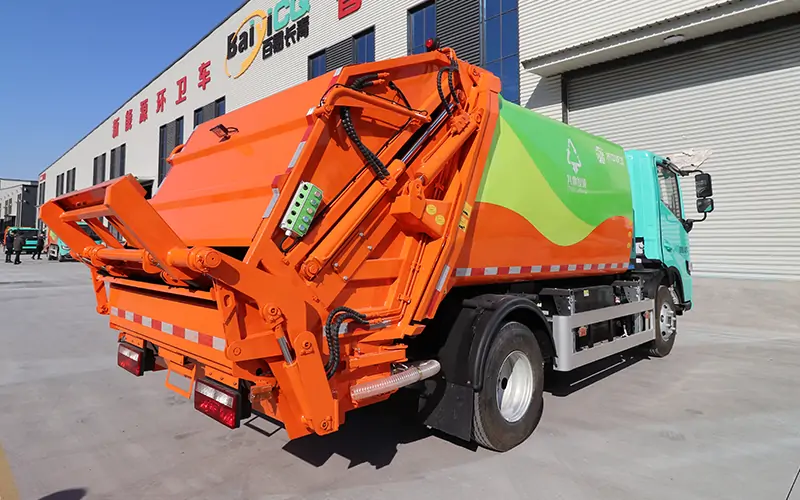 新能源壓縮式垃圾車BY-YS8000
